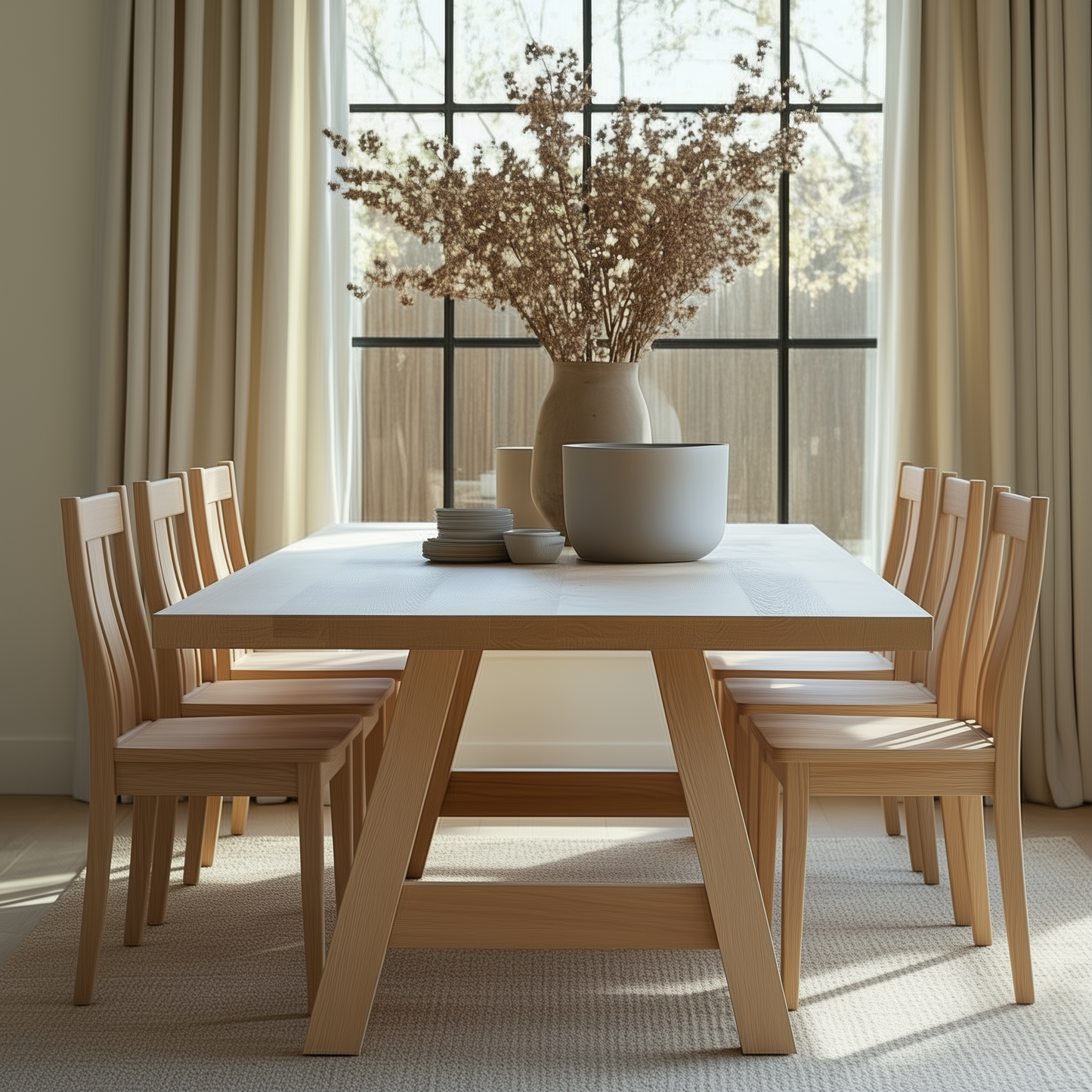 The Armstrong Oak Dining Table