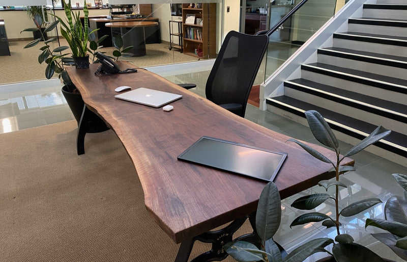 The Best Live Edge Desk Top for Your Standing Desk - Brick Mill Furniture