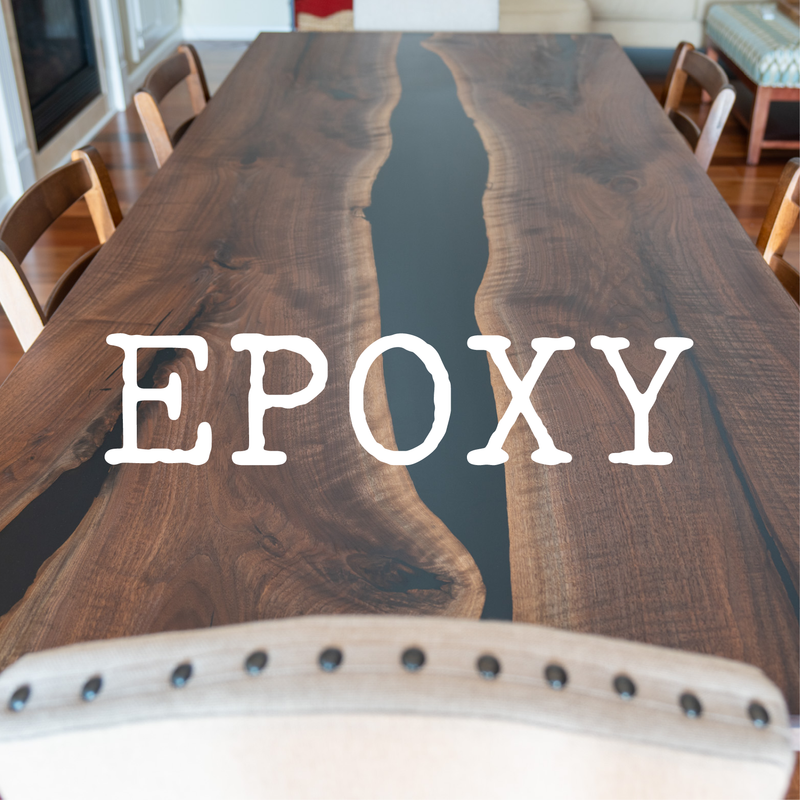 Ocean Walnut Epoxy Table – Brick Mill Furniture