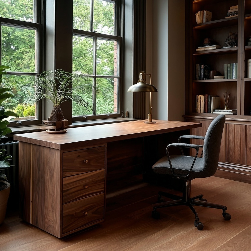 The Calloway Walnut Desk