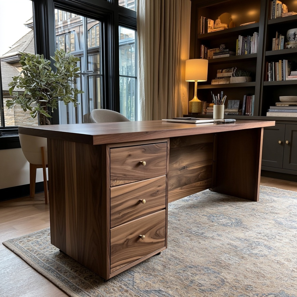 The Calloway Walnut Desk