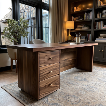 The Calloway Walnut Desk