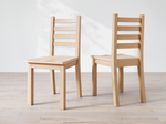maple wooden dining room chair