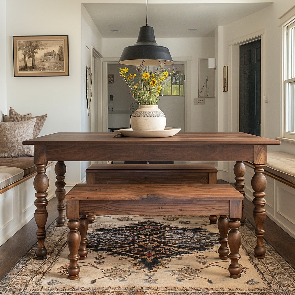 The Cook Walnut Dining Table