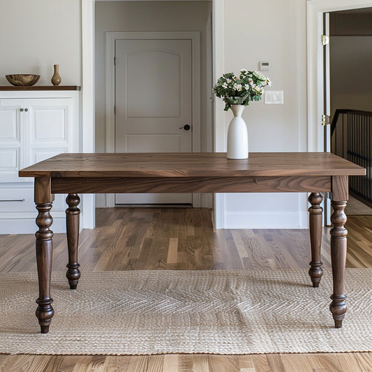 The Fisher Walnut Dining Table