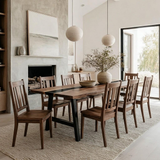The Allen Epoxy Walnut Dining Table