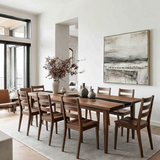 The Madison Epoxy Walnut Dining Table