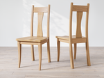 oak wooden dining room chair