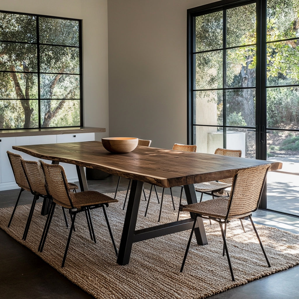 The Allen Live Edge Walnut Dining Table