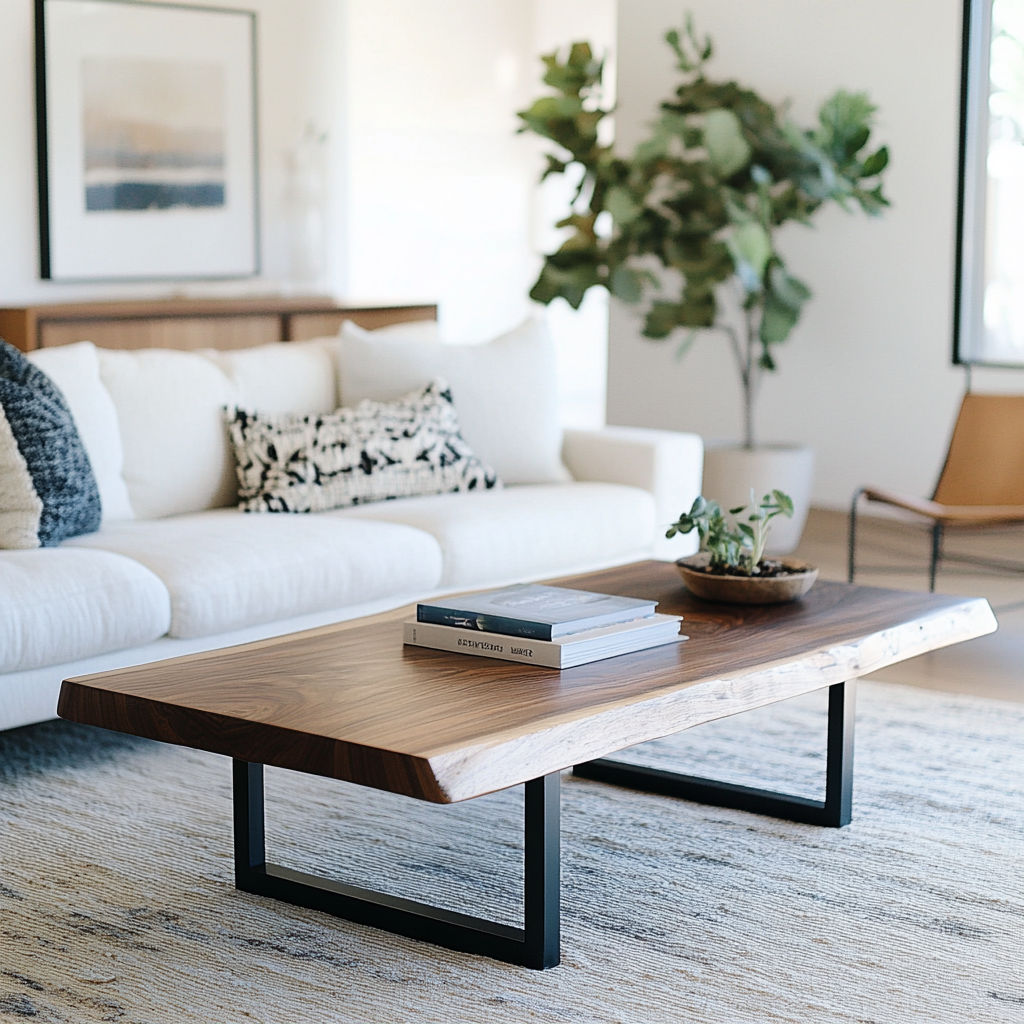 The Underhill Live Edge Walnut Coffee Table