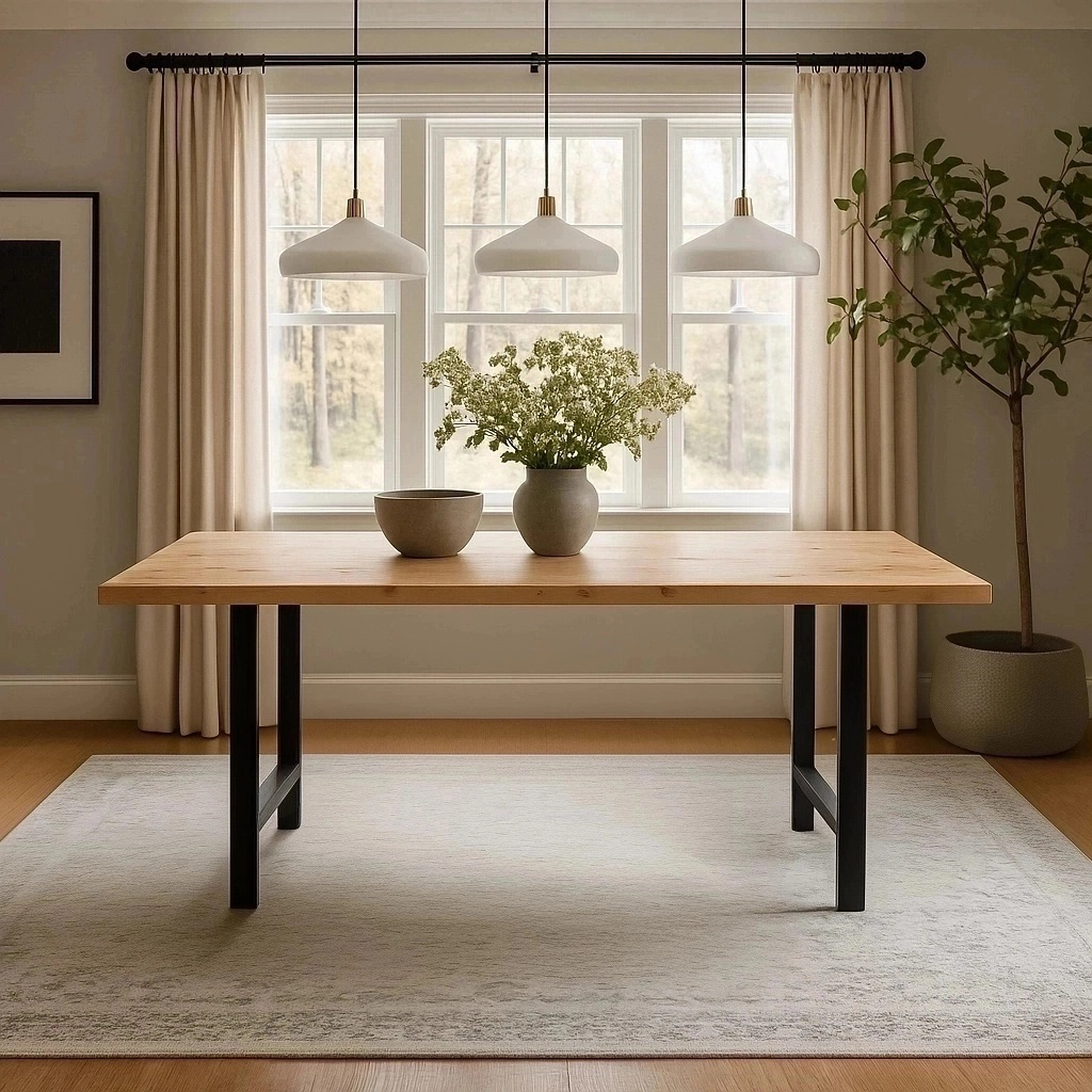 Maple Hepburn Dining Table With No Chairs
