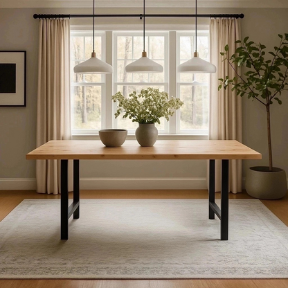 Maple Hepburn Dining Table With No Chairs