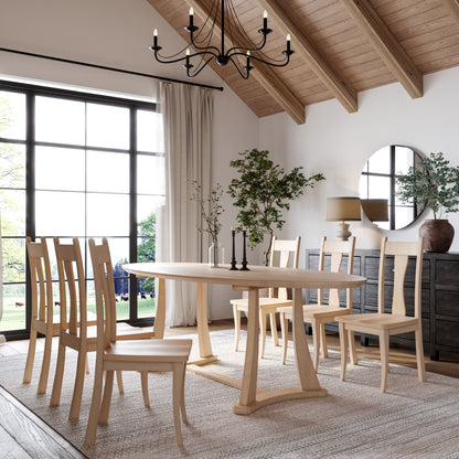 The Quinn Oval Dining Table