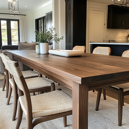 The Piper Walnut Dining Table