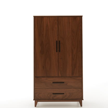 Wooden Armoire With Drawers