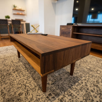 Modern Walnut Coffee Table