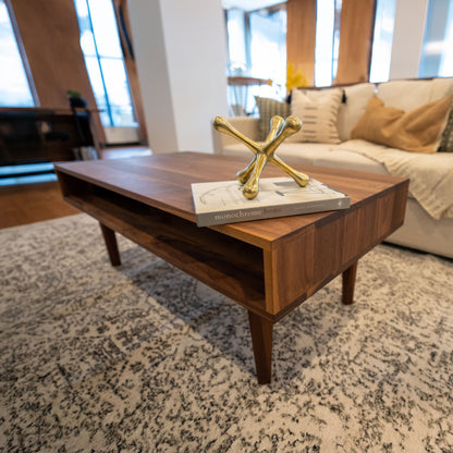 Modern Walnut Coffee Table