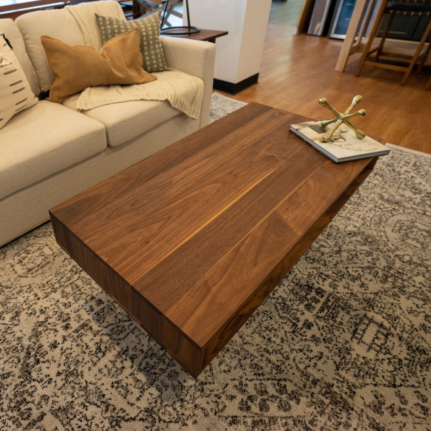 Modern Walnut Coffee Table