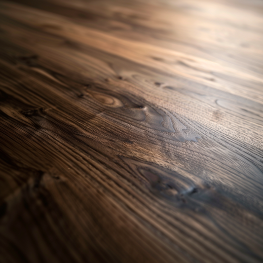 Extreme close up of walnut wood