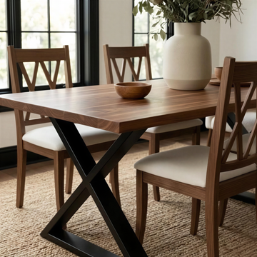 The Welker Solid Wood Dining Table | Brick Mill Furniture |