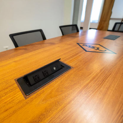 African Mahogany Conference Table