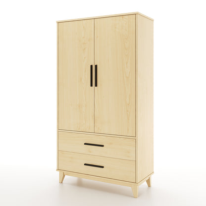 Wooden Armoire With Drawers