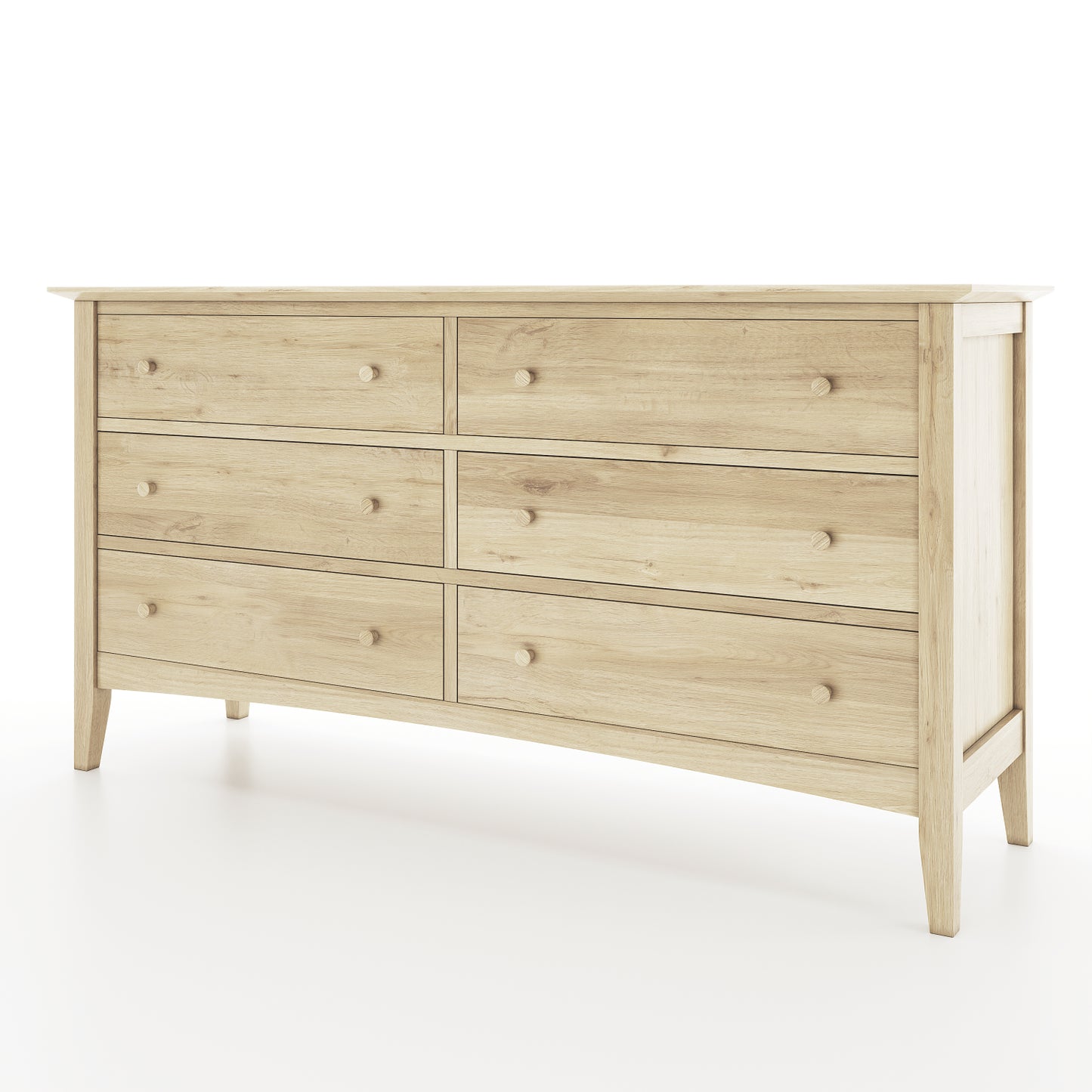 Wooden Bedroom Shaker Dresser