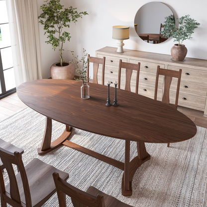 The Quinn Oval Dining Table