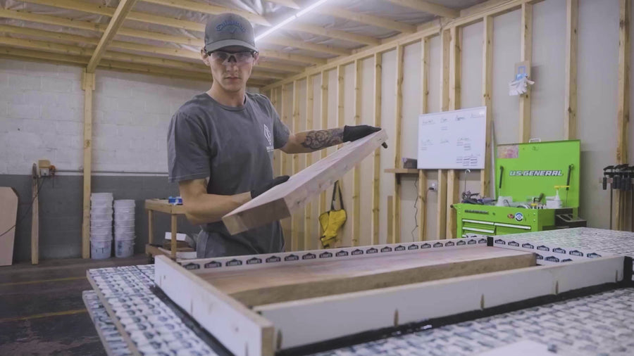 Video showcasing the production of epoxy products