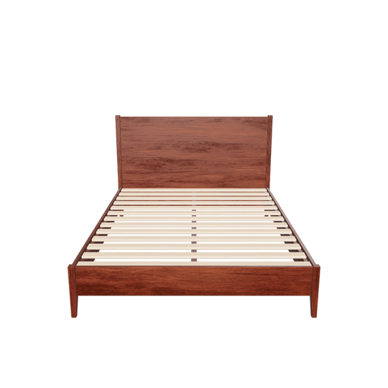 3d model of a walnut bed