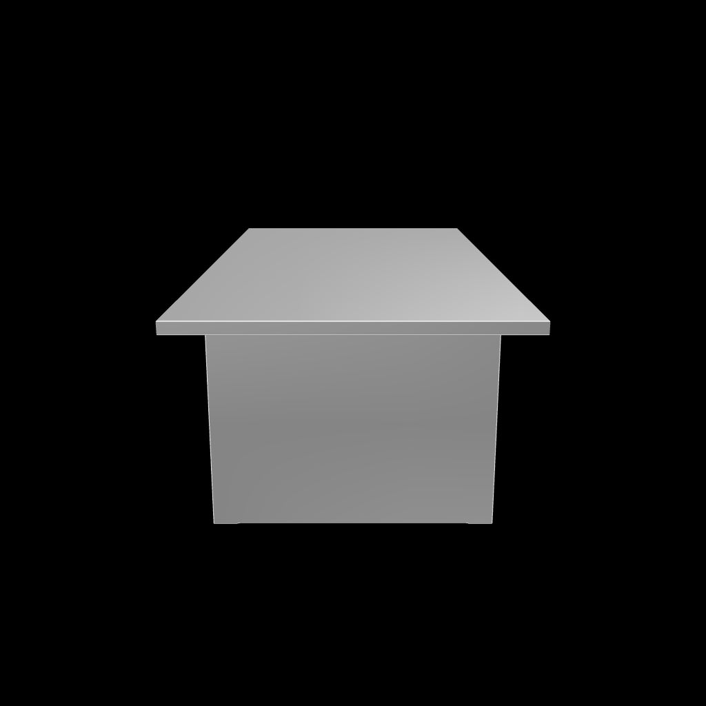 Palmer Dining Table 42" width and 84" length 3D model