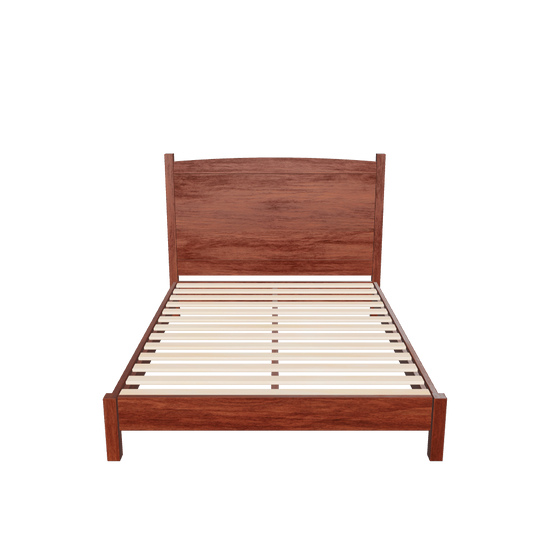3d model of a walnut bed