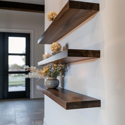 Walnut Floating Shelf