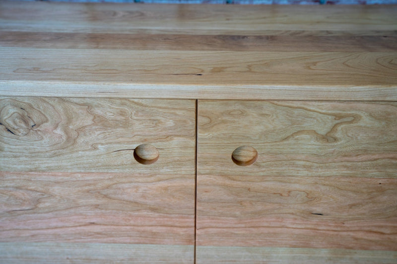 3-Box Wooden Credenza - Brick Mill Furniture