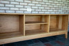 3-Box Wooden Credenza - Brick Mill Furniture