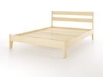 Maple Bedframe + Slatted Headboard