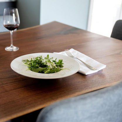 live edge walnut dining table edge