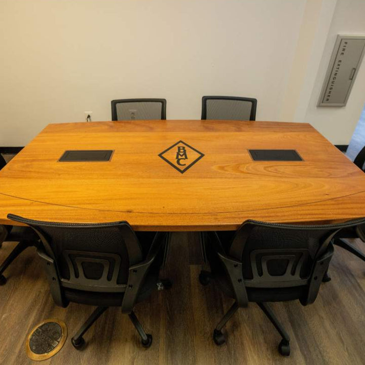 African Mahogany Conference Table - Brick Mill Furniture