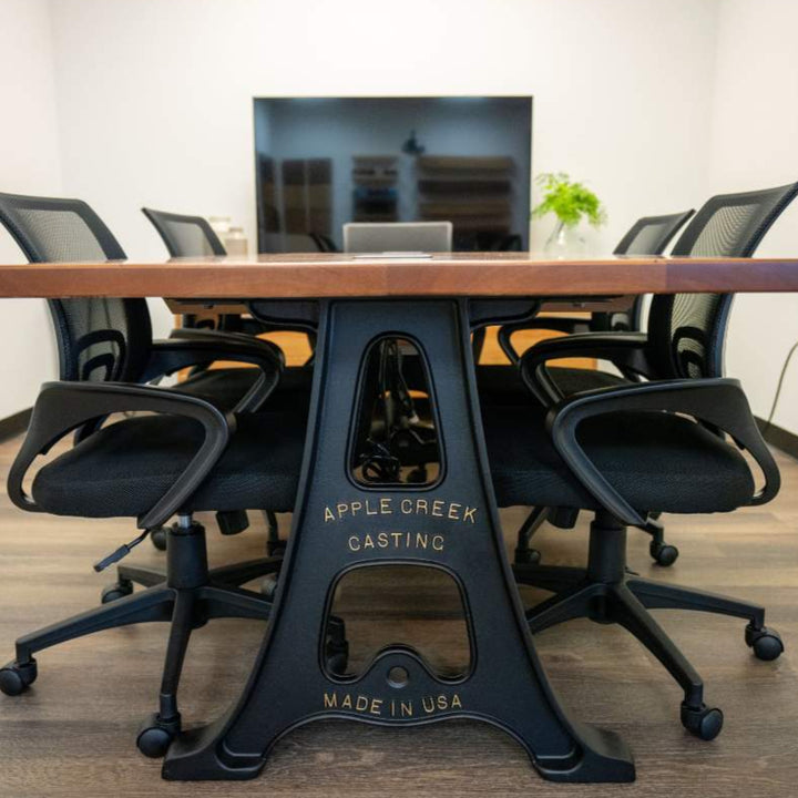 African Mahogany Conference Table - Brick Mill Furniture