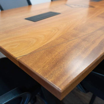 African Mahogany Conference Table - Brick Mill Furniture