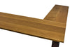 Custom L Desk, Corner Desk, Computer and Office Desk - Oak - Brick Mill Furniture