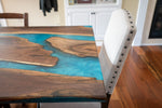 Double River Live Edge Epoxy Table - Brick Mill Furniture