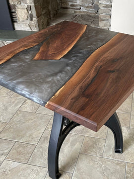 Square Epoxy Dining Table