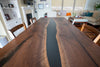 Epoxy Walnut Dining Table - Brick Mill Furniture