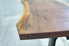 Live Edge Desk, Slab Office Desk - Walnut - Brick Mill Furniture