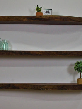 Live Edge Walnut Shelf