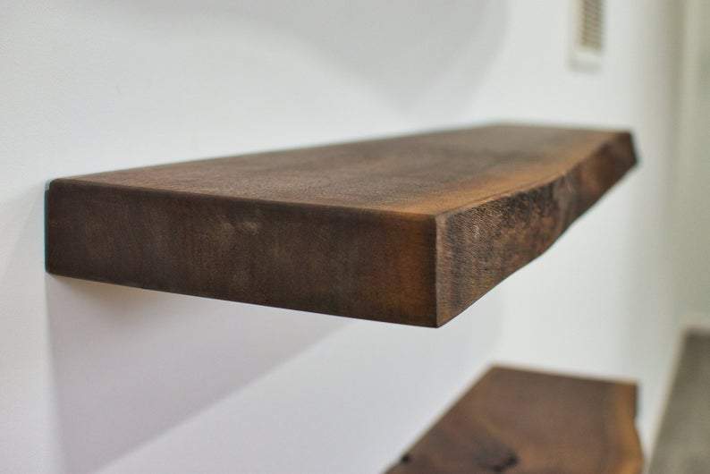 Live Edge Walnut Shelf – Brick Mill Furniture