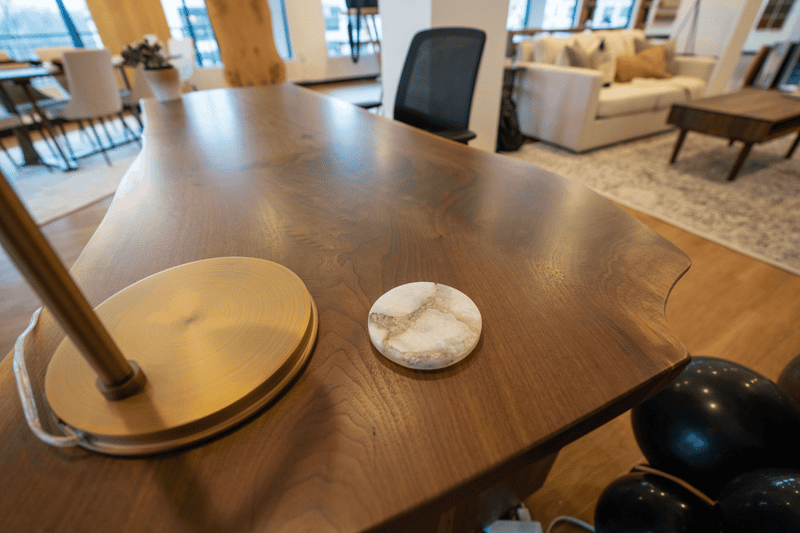 Live Edge Walnut Desk - Brick Mill Furniture