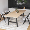 Maple Dining Table A Legs - Brick Mill Furniture