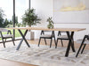 Maple Dining Table X Legs - Brick Mill Furniture